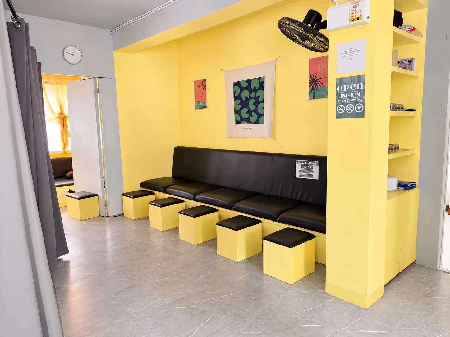 Royal Spa Boracay waiting area